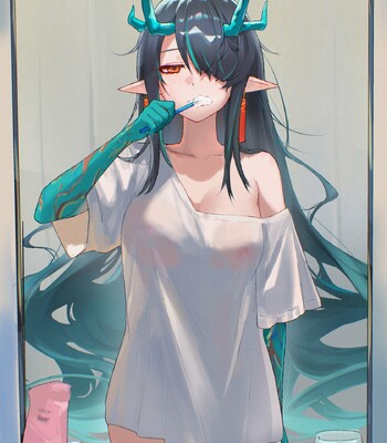 Nien and Shi’s morning activities Part 1 [Uncensored] comic porn thumbnail 001