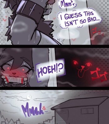 Self-bondage Mishap comic porn sex 8