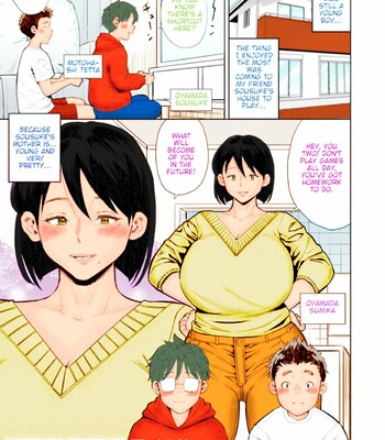 Shinyuu no Haha wa Boku no Iinari My Friends Mother Will Do As I Say Part 1 [Colorized] comic porn sex 1