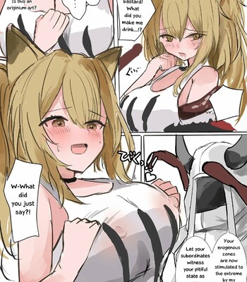 The Lion Queen’s Defeat, Reduced to a Plaything for Sarkaz Tentacles comic porn sex 3