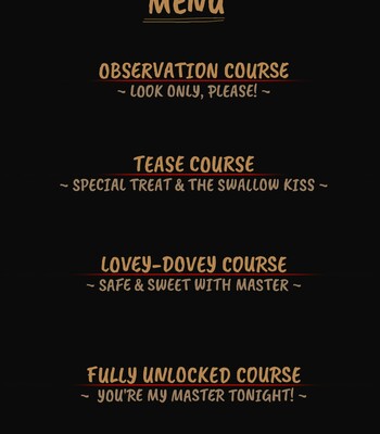 Today’s Menu comic porn sex 1