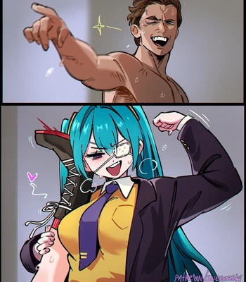 American Miku comic porn thumbnail 001