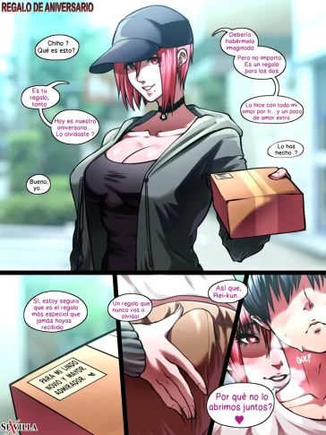 A Gift From Chiho comic porn thumbnail 001