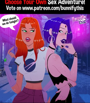 Raven And Starfire’s Choose Your Own Sex Adventure! comic porn thumbnail 001