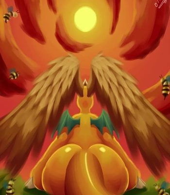 Mega Dragonite x Bees comic porn thumbnail 001