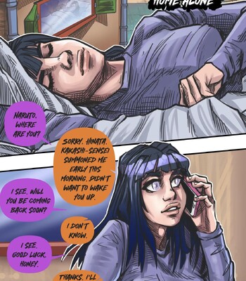 Hinata stays home alone + Bonus comic porn thumbnail 001