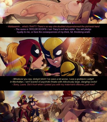 Lady Deadpool & Wolverine Lady: An X-rated Parody Thingie! comic porn sex 5