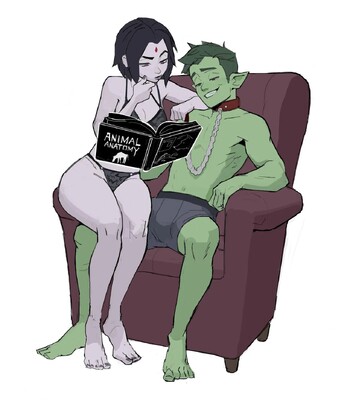 Raven x BB comic porn sex 1