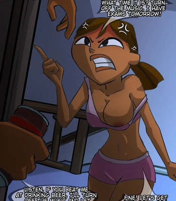 Courtney’s Drinking Competition comic porn thumbnail 001