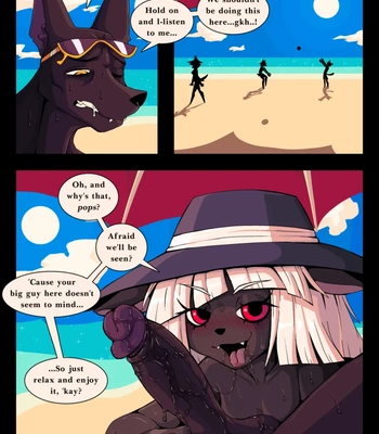 Net And Her Dad At The Beach comic porn thumbnail 001