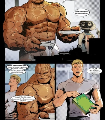Thing x Human Torch comic porn thumbnail 001