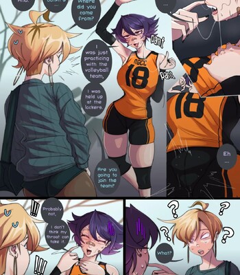 Koi tries out the Volleyball Team comic porn sex 2