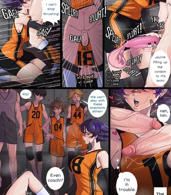 Koi tries out the Volleyball Team comic porn sex 4
