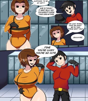 Mii Gunner x Mii Brawler comic porn thumbnail 001
