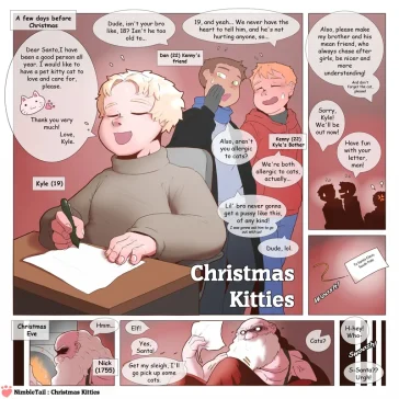 Christmas Kitties comic porn thumbnail 001