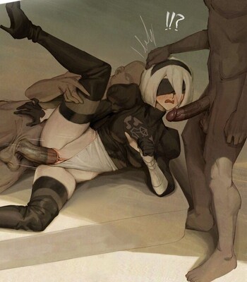 2B Has An Oil Leak comic porn thumbnail 001