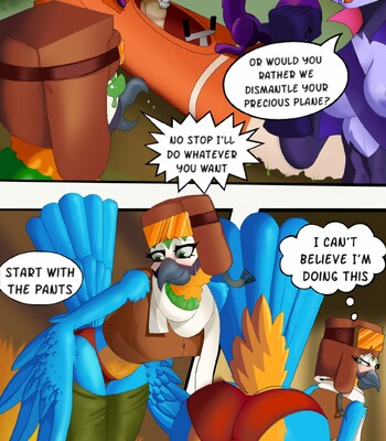 Mollie Macaw the horniest pilot you ever saw comic porn sex 4