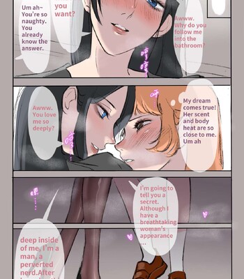 Stained Lesbian comic porn sex 9