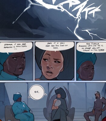 Storm x T’challa comic porn sex 8