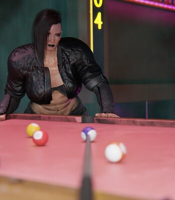 V plays Strip Billiards comic porn sex 4