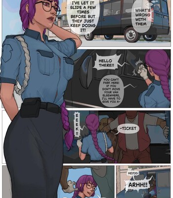 Harumi the Cop comic porn sex 2