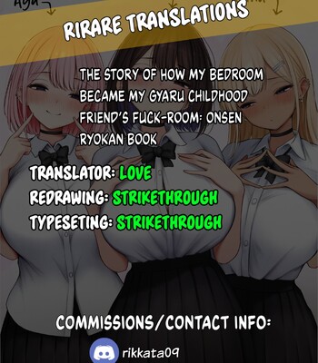 The story of how my bedroom became my gyaru childhood friend’s fuck-room: onsen ryokan book [English] comic porn sex 95