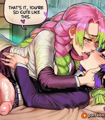 [Amadeus V] Semen Slayer (Mitsuri Kanroji x Kochou Shinobu) [English] [Full Comic] [AI Generated] comic porn sex 11