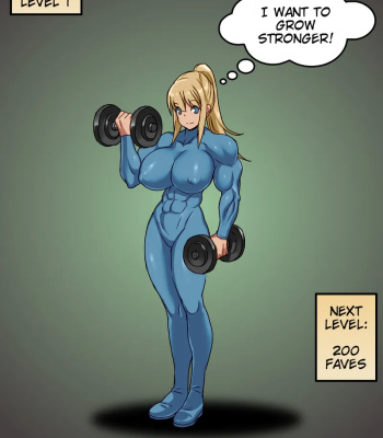 Samus Muscle Growth comic porn thumbnail 001