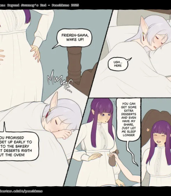 The Real Reason Frieren Likes Sleeping In comic porn thumbnail 001