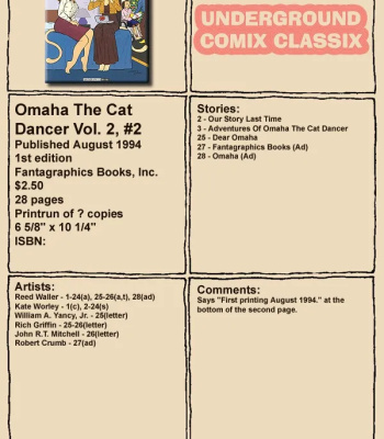 Omaha Fantagraphics 2 comic porn sex 29