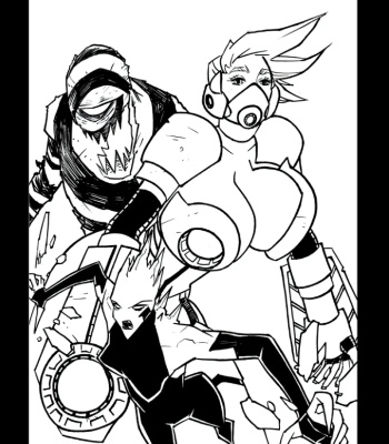 Big Guns Vs Mighty Zombies comic porn sex 53