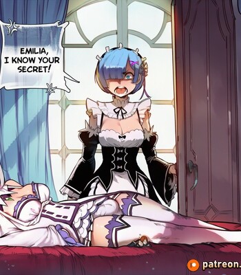 [Amadeus V] Forbidden Fruit of the Roswaal Mansion (Emilia x Rem) [English] [Full Comic] comic porn sex 2