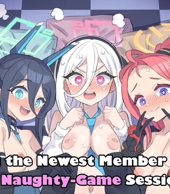 [Mimonel] Shinya no Ecchi na Game kai no Shin Member ♥ | Welcoming the Newest Member of the Late-Night Naughty-Game Session! ♥ (Blue Archive) comic porn thumbnail 001
