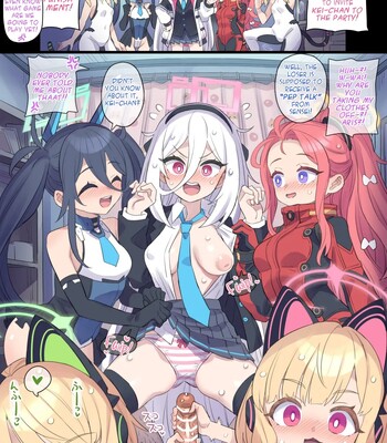 [Mimonel] Shinya no Ecchi na Game kai no Shin Member ♥ | Welcoming the Newest Member of the Late-Night Naughty-Game Session! ♥ (Blue Archive) comic porn sex 2