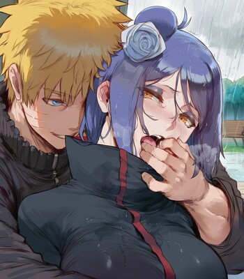 Naruto x Konan comic porn sex 3