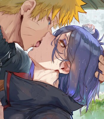 Naruto x Konan comic porn sex 4