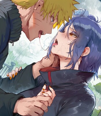 Naruto x Konan comic porn sex 6