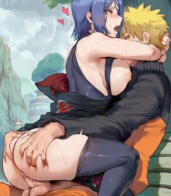 Naruto x Konan comic porn sex 27