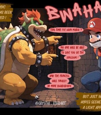 Peach’s rescue mission… Booby-trapped! comic porn sex 2