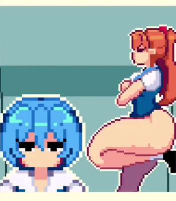 Rei x Asuka comic porn sex 4