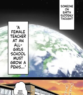 Futanari Teacher at a Girls’ School Destroys the Class with Her Cock comic porn sex 3