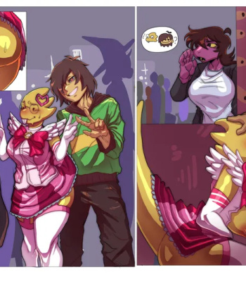 Alphys’s Cosplay Adventure comic porn thumbnail 001