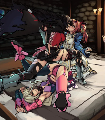 Futa Velvet x Magilou x Eleanor comic porn thumbnail 001