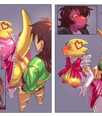 Alphys’s Cosplay Adventure comic porn sex 3