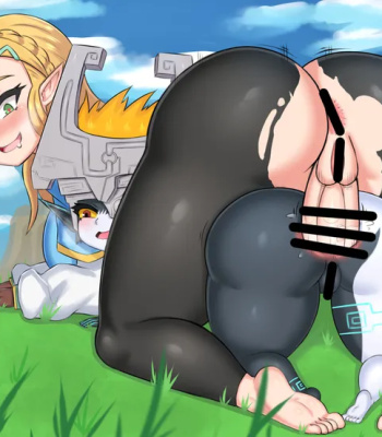 Futa Zelda x Midna comic porn sex 6