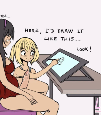 Lewdies 11 – How To Draw Cocks With Nessie And Alison comic porn sex 10