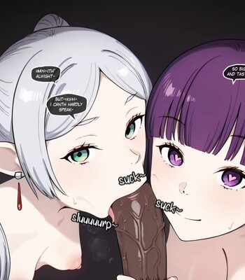 Frieren Girls Go Black comic porn sex 30