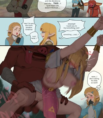 Zeldas x Bokoblin comic porn thumbnail 001