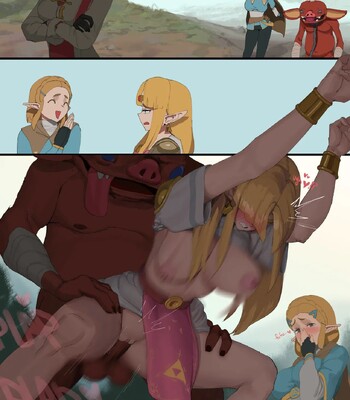 Zeldas x Bokoblin comic porn sex 9
