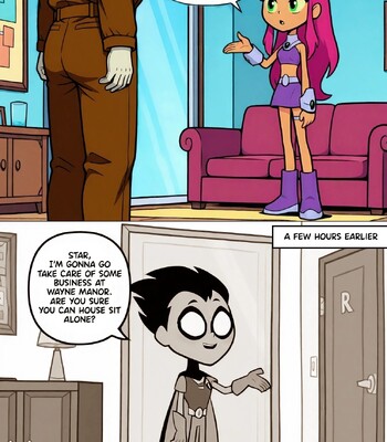 Teen Titans: Starfire’s Housesitting comic porn sex 1